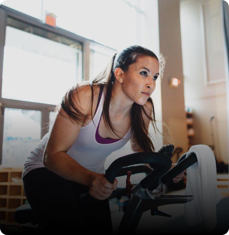 Indoor cycling and rowing Indoor cycling and rowing