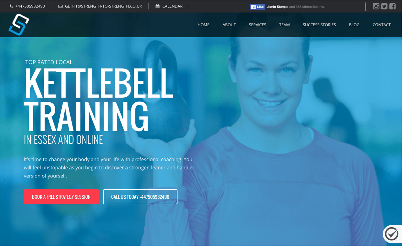 Kettlebell training