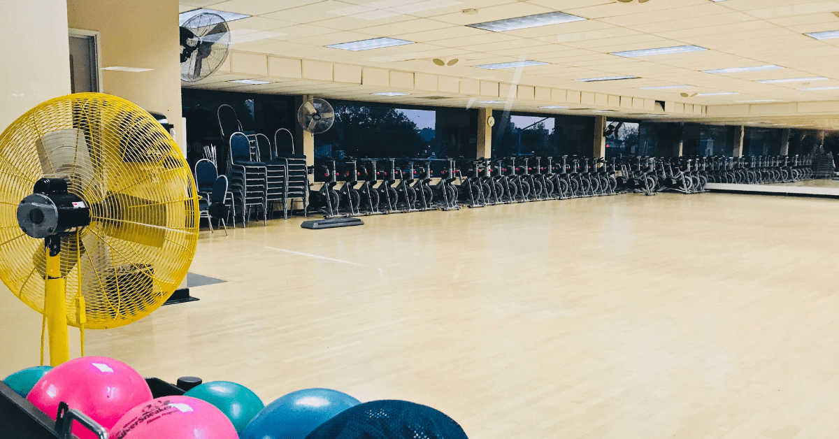 an empty studio