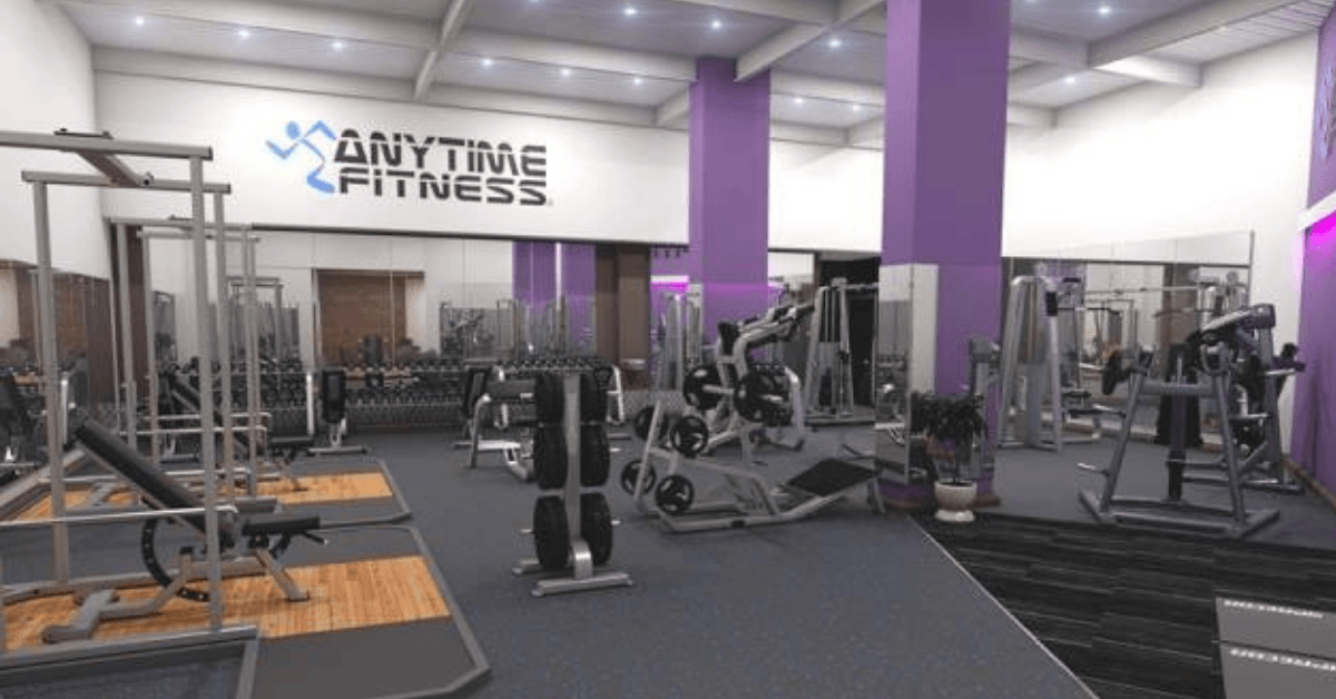 empty anytime fitness gym