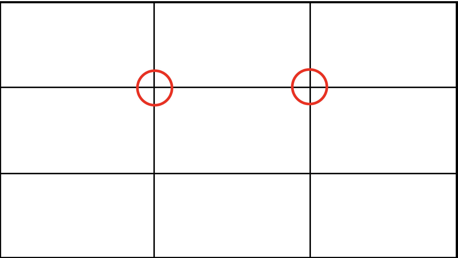 rule of thirds grid