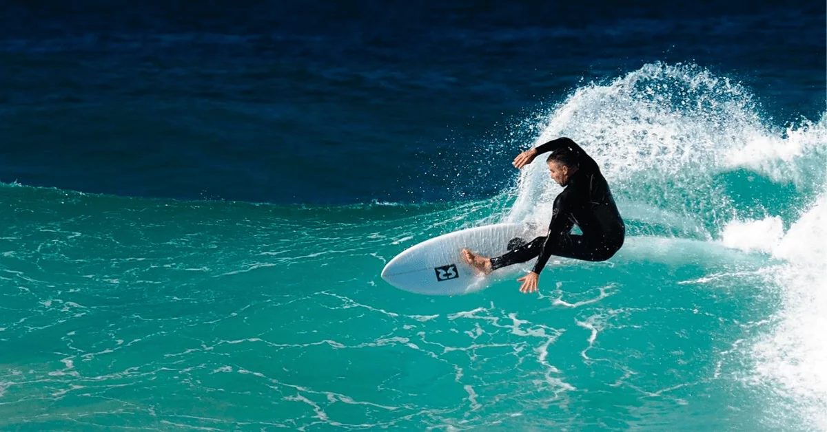 surferon a wave