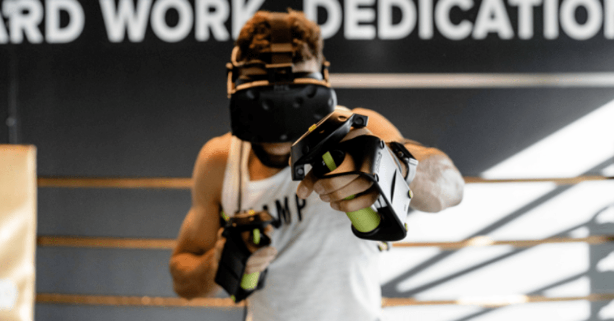 vr fitness in action