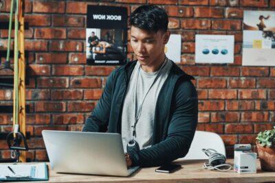 on computer