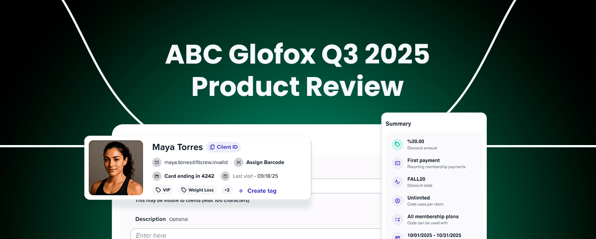 [ABC Glofox] Blog_Banner_2025 Q3 Innovations Review