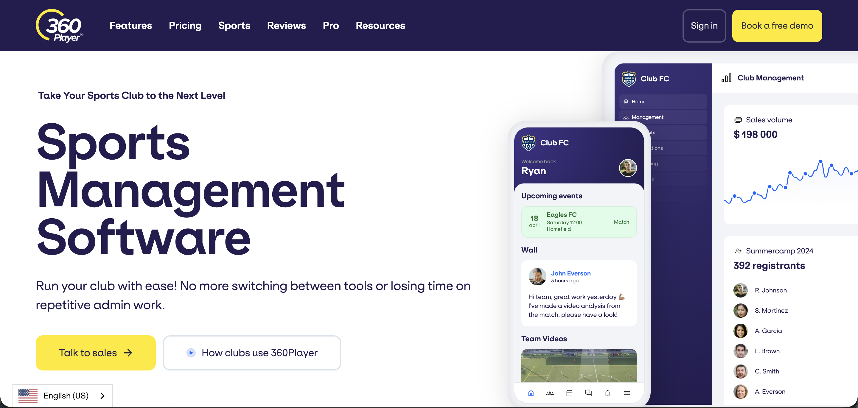 360Player homepage banner