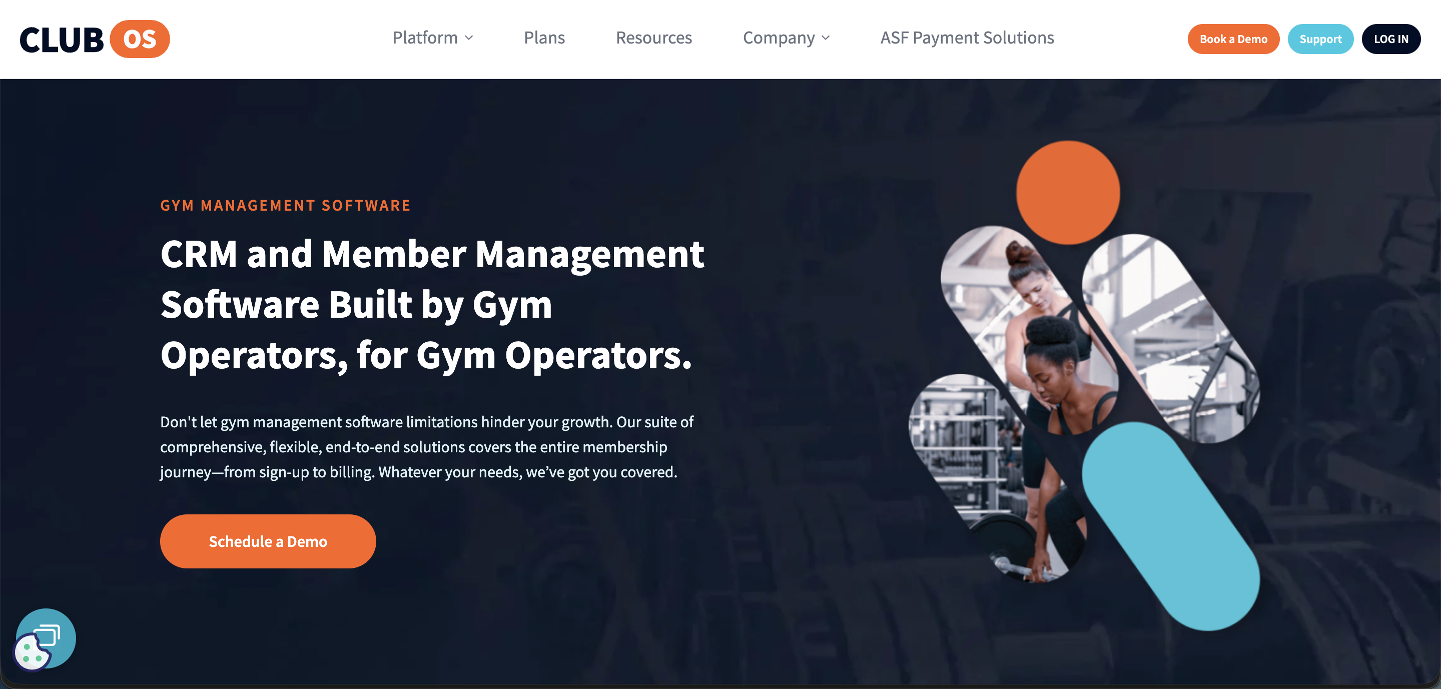 Club OS homepage banner