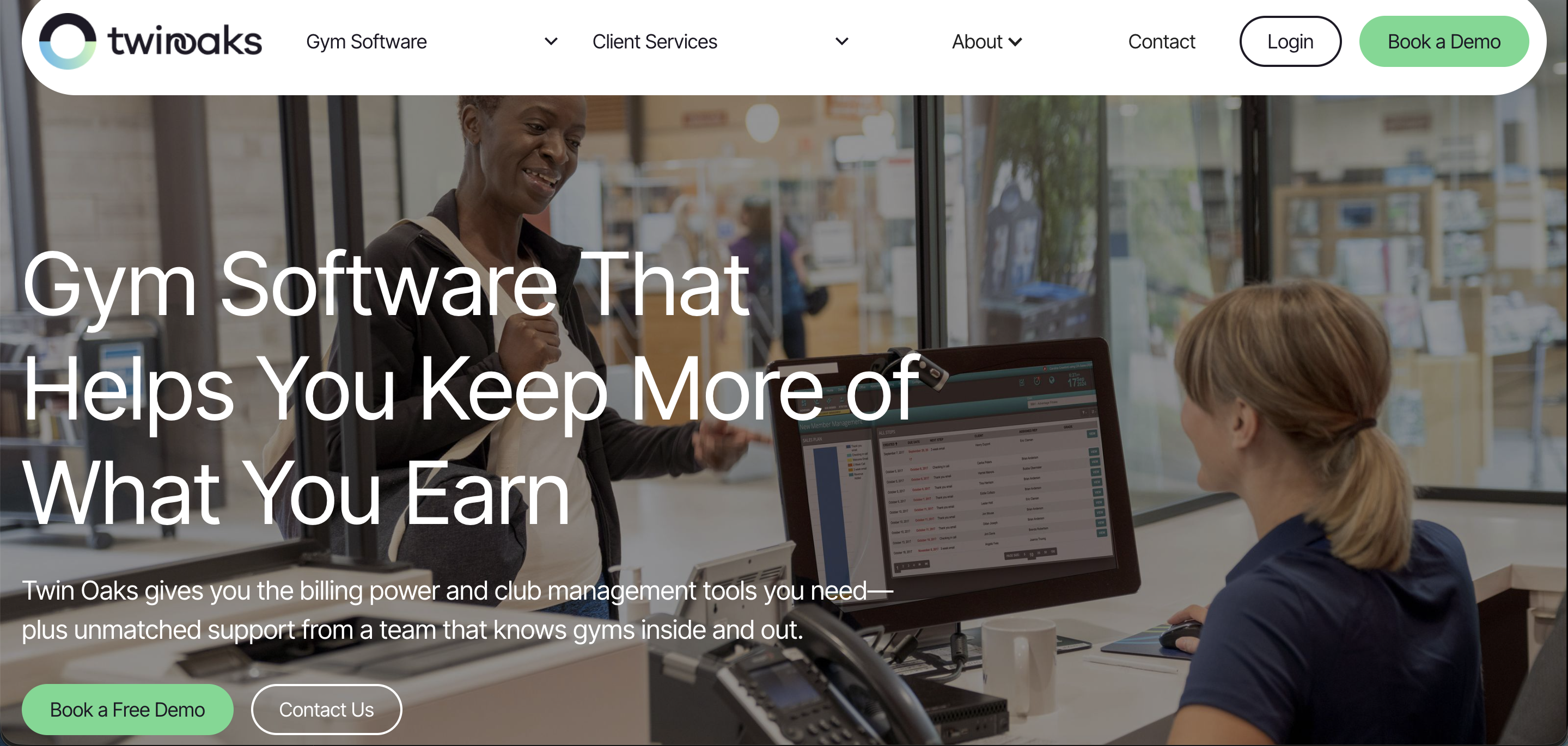 Twin Oaks homepage banner